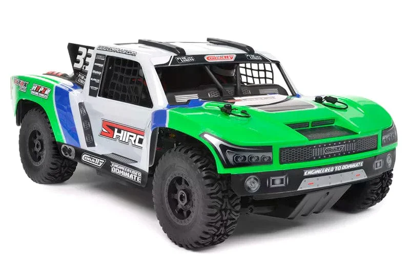 Team Corally 1/8 SHIROI XP 6S Brushless Short Couse Truck RTR - Green [C-00278-G] - Image 2
