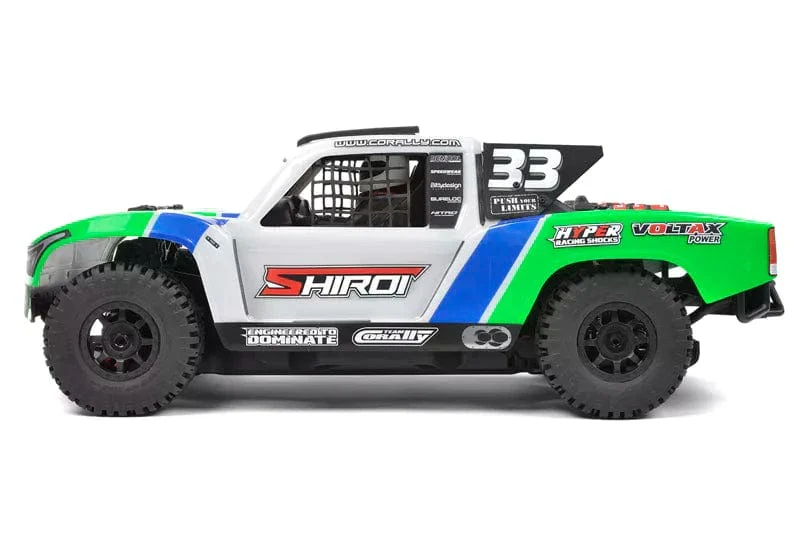 Team Corally 1/8 SHIROI XP 6S Brushless Short Couse Truck RTR - Green [C-00278-G] - Image 4