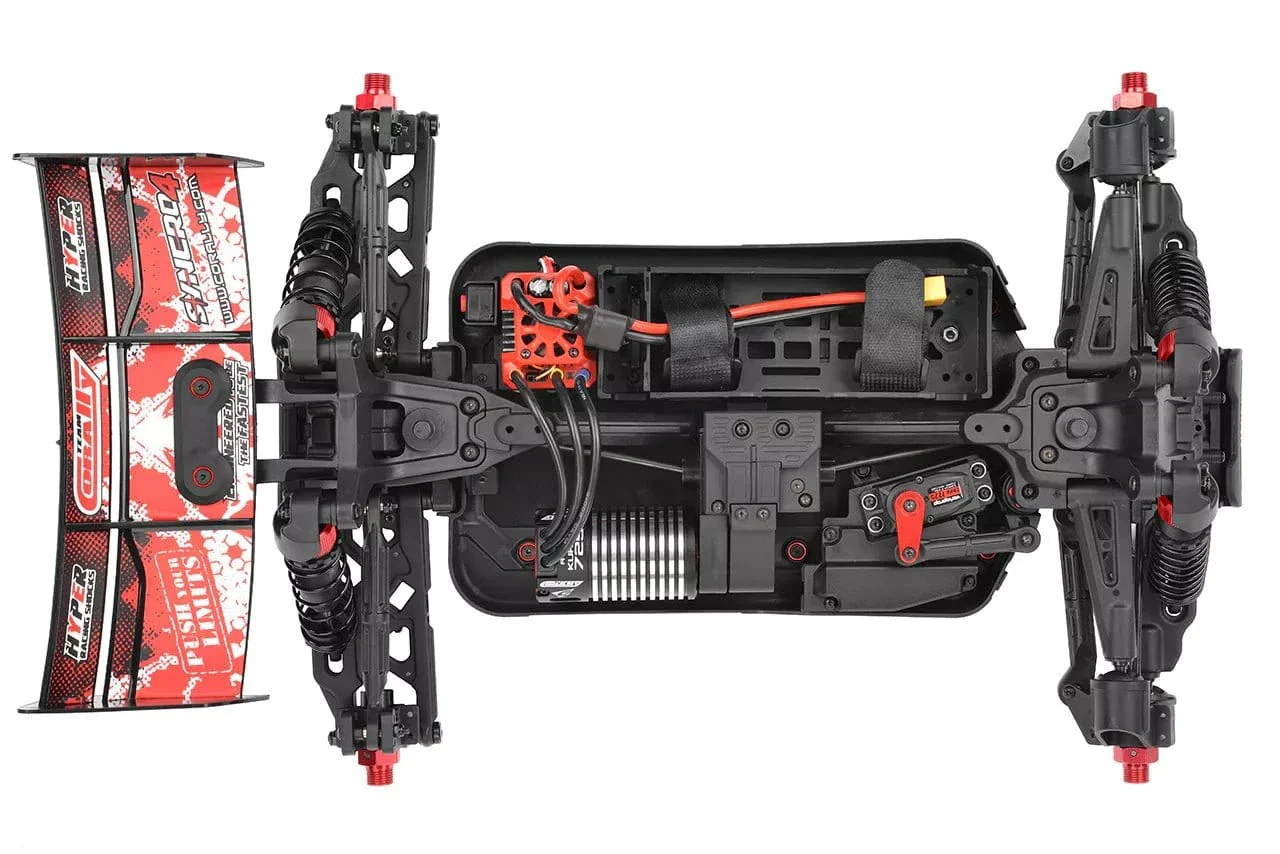 Team Corally 1/8 Syncro-4 4S Brushless RC Buggy - Orange [C-00287-O] - Image 9