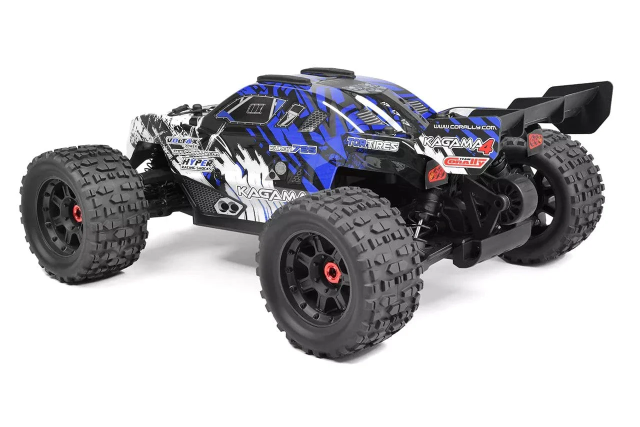 Team Corally Kagama 10 XL4S RC Monster Truck - Blue - Image 2