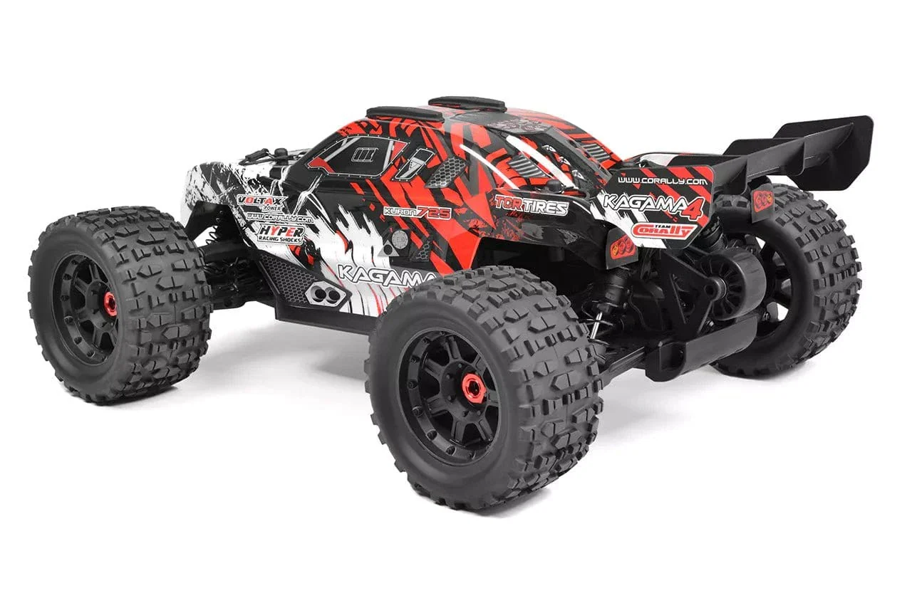 Team Corally Kagama 10 XL4S RC Monster Truck - Red - Image 3