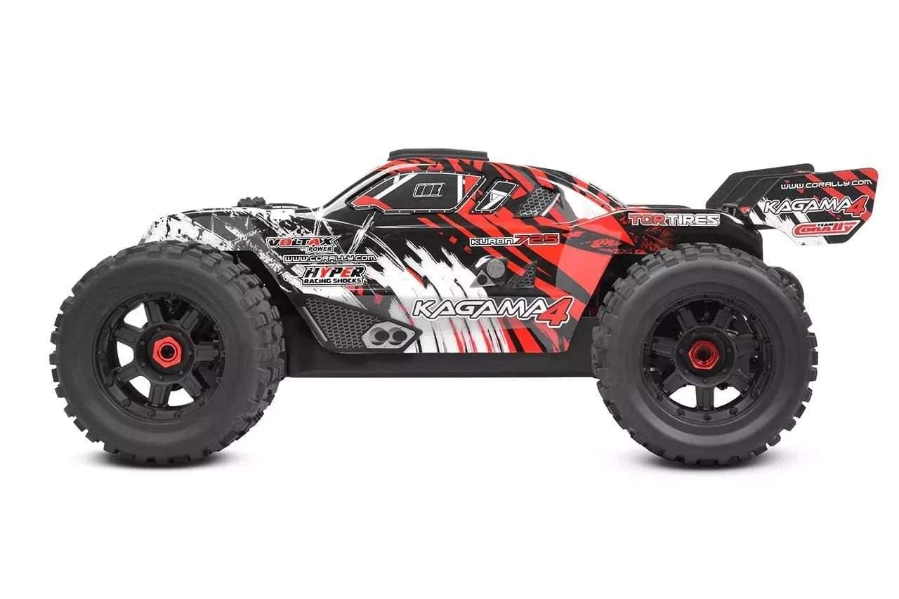 Team Corally Kagama 10 XL4S RC Monster Truck - Red - Image 4