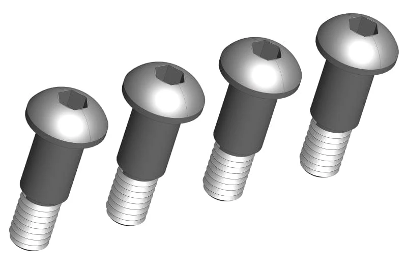 Team Corally King Pins Screws (4)**