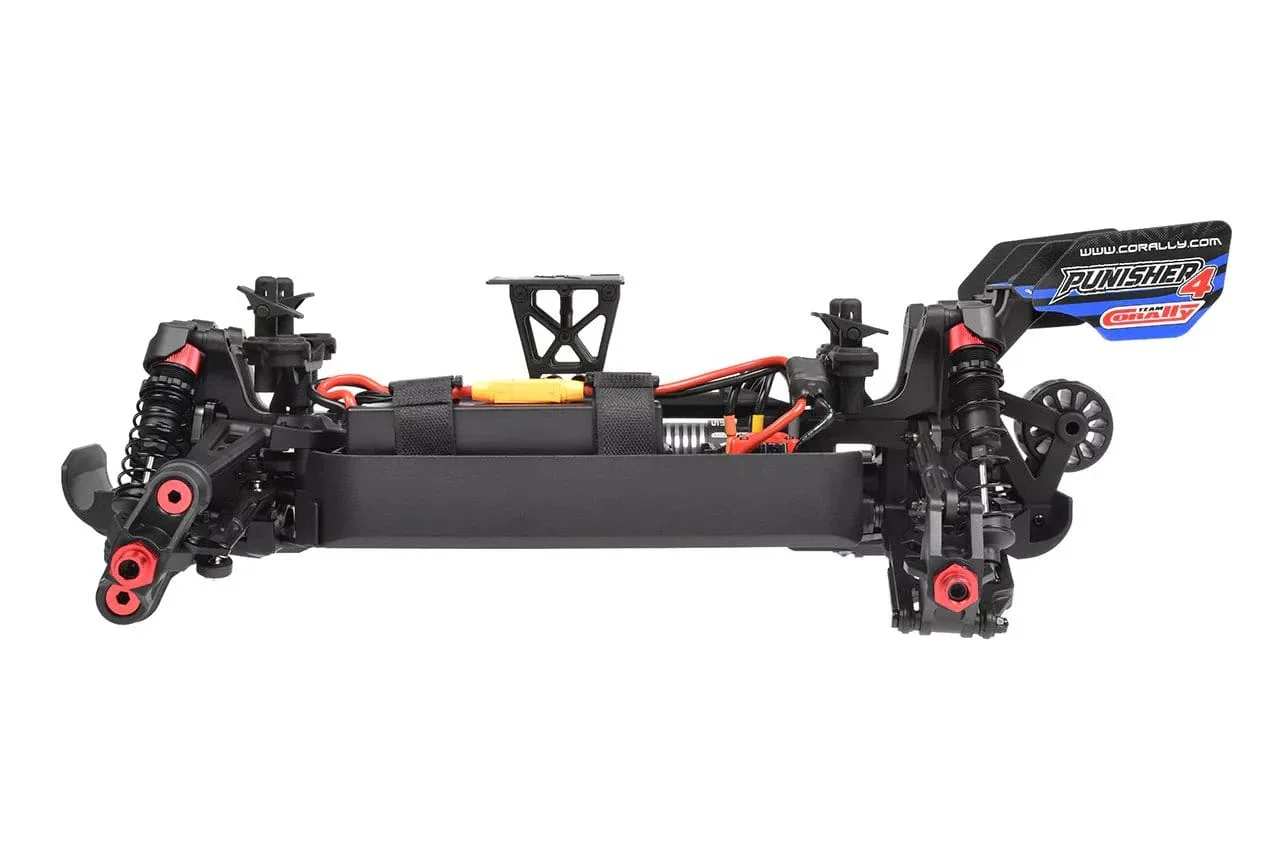 Team Corally Punisher 10 XL4S Brushless Monster Truck - Blue [C-00292-B]** - Image 10