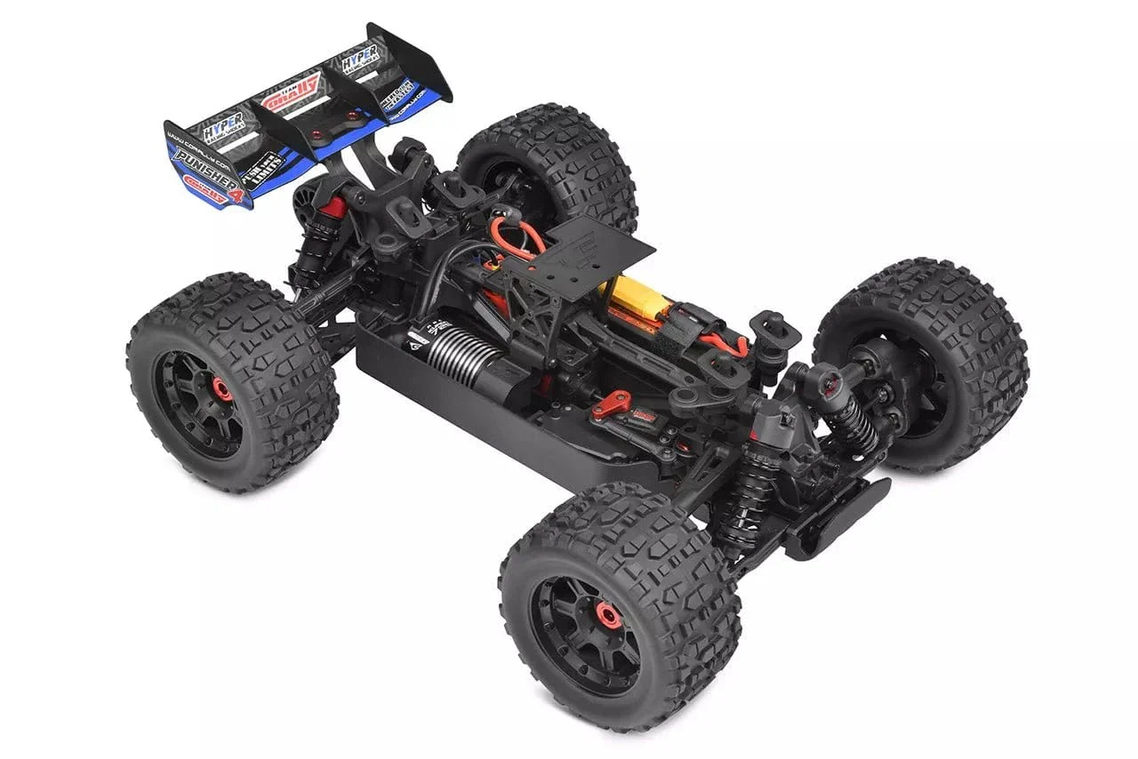 Team Corally Punisher 10 XL4S Brushless Monster Truck - Blue [C-00292-B]** - Image 8
