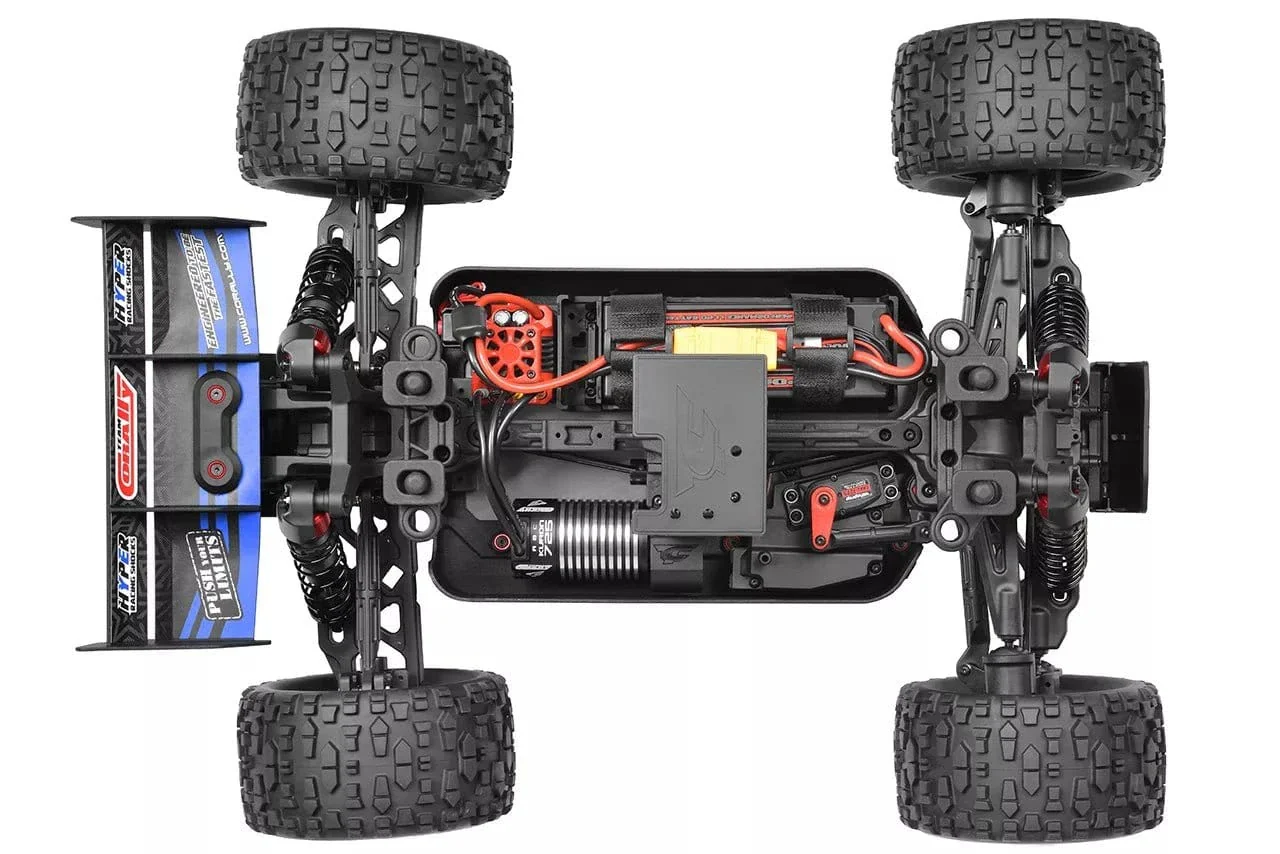 Team Corally Punisher 10 XL4S Brushless Monster Truck - Blue [C-00292-B]** - Image 9
