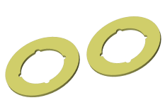 Team Corally Slipper Pads (2)**