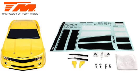 Team Magic E4d CMR Body Shell (no holes) Yellow**