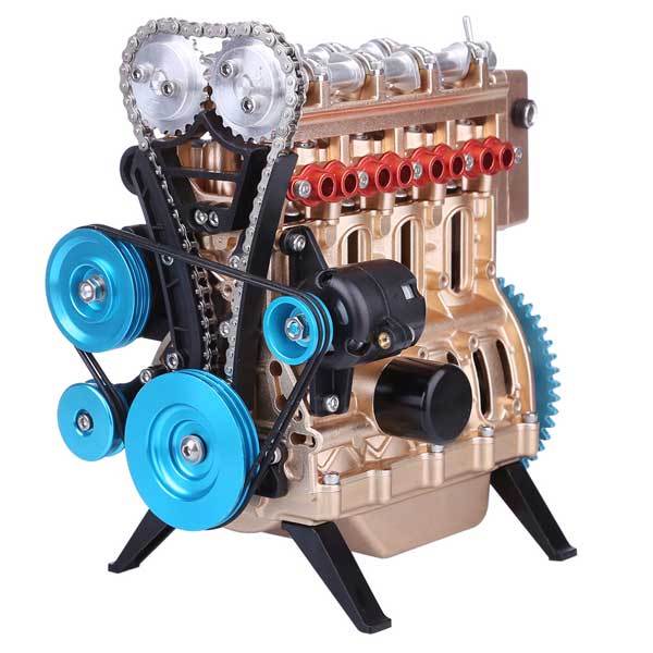 Teching 4 Cylinder Metal Model Engine Assembly Kit - Image 7