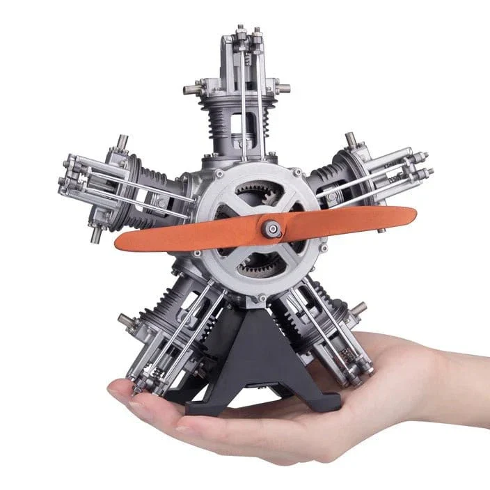 Teching 5 Cylinder Radial Metal Model Engine Assembly Kit - Image 5