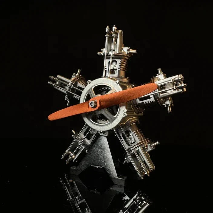 Teching 5 Cylinder Radial Metal Model Engine Assembly Kit - Image 7