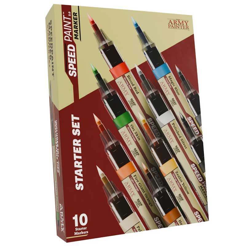 The Army Painter Speedpaint Marker Starter Set 10 Colours [SM8001]