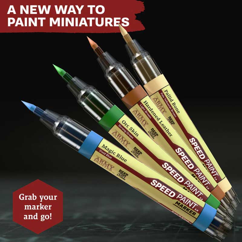 The Army Painter Speedpaint Marker Starter Set 10 Colours [SM8001] - Image 2