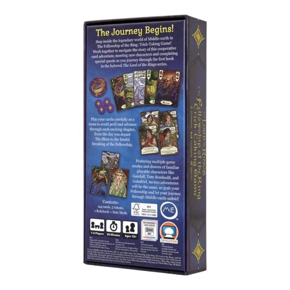 The Lord of the Rings the Fellowship of the Ring Trick Taking Game - Image 2
