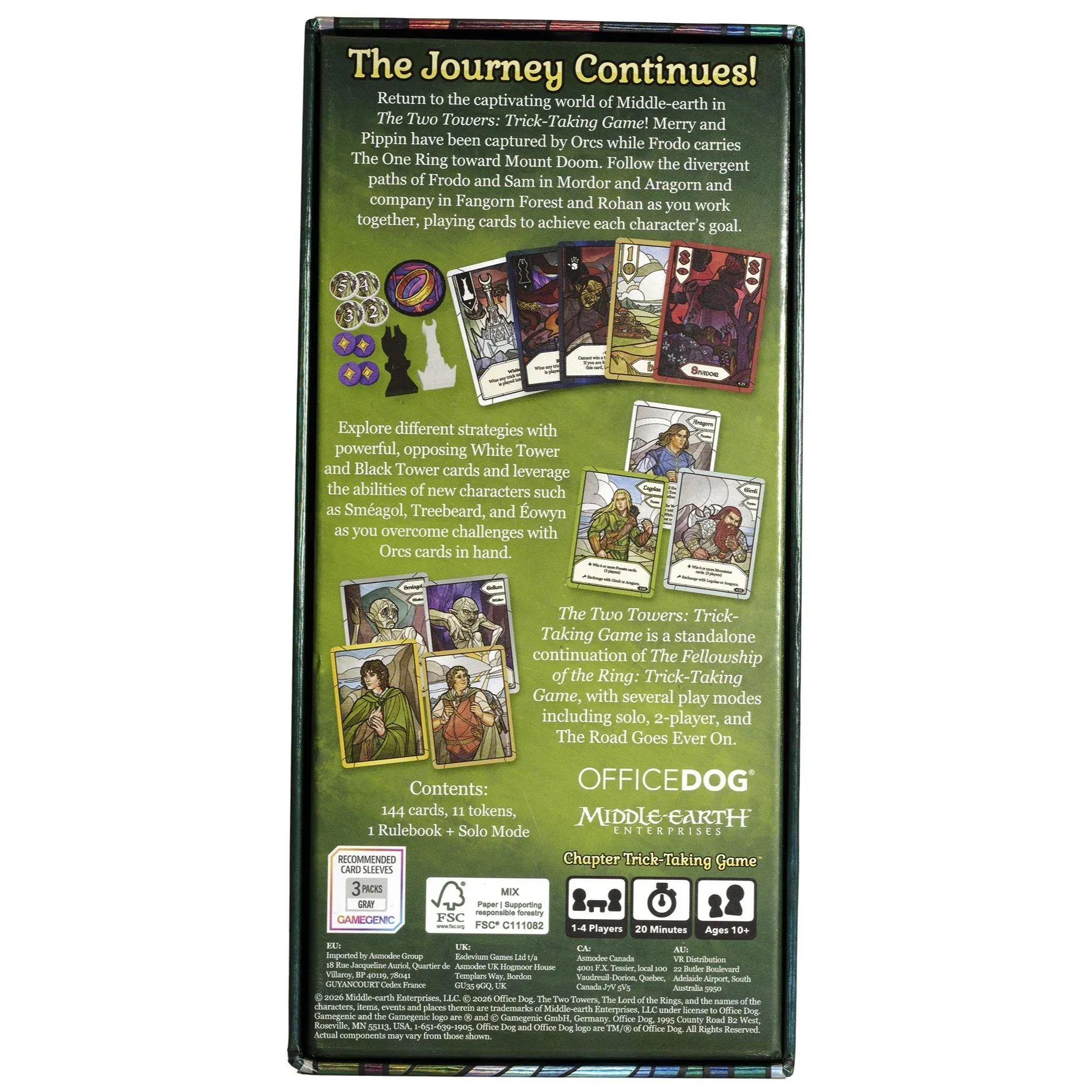 The Lord of the Rings The Two Towers Trick Taking Game - Image 2