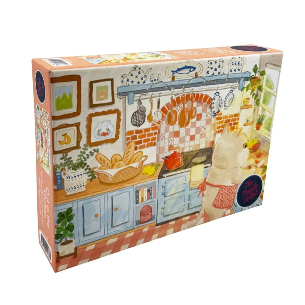 The Puzzle Collab Cat in The Kitchen 500 Piece Puzzle