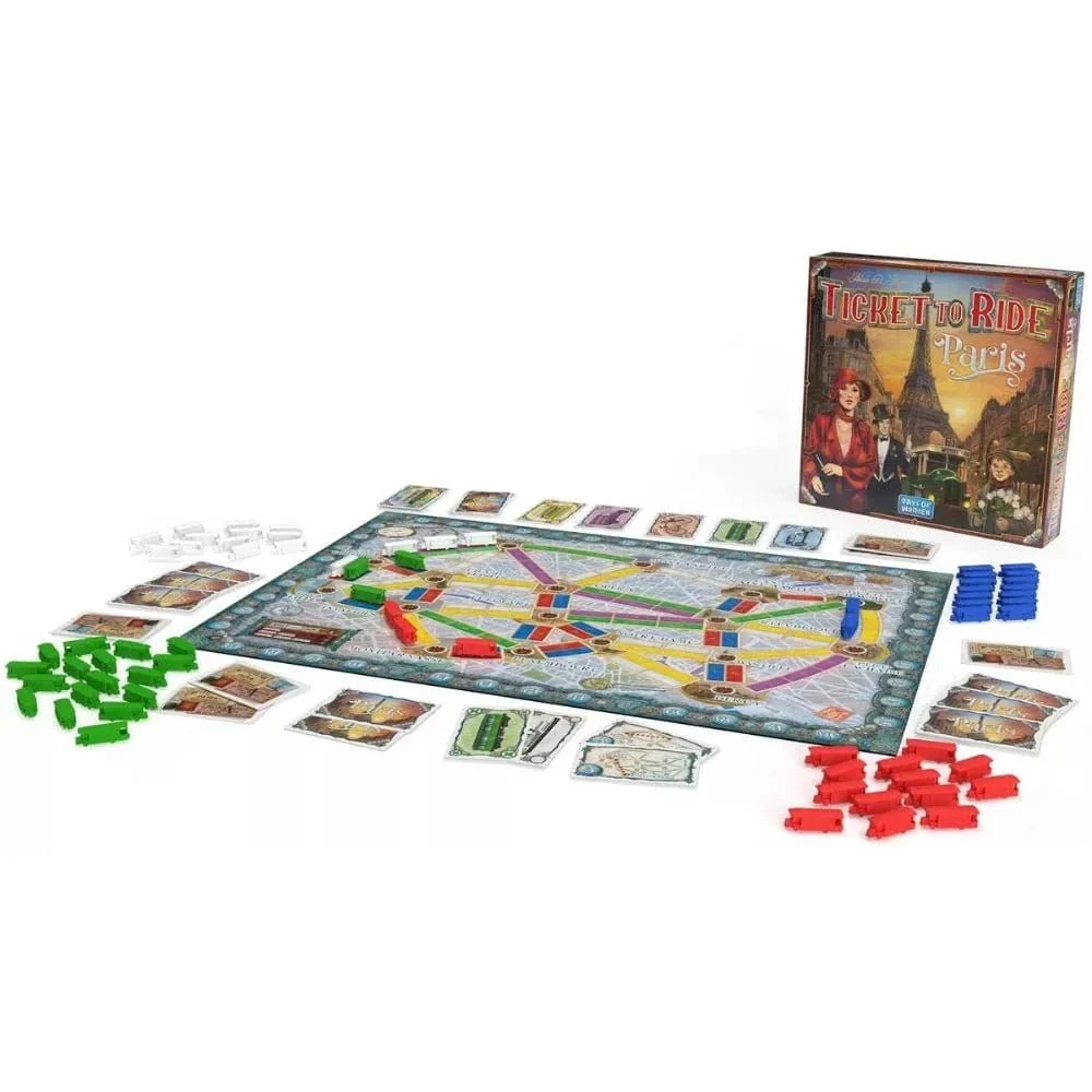 Ticket to Ride Paris Board Game - Image 2