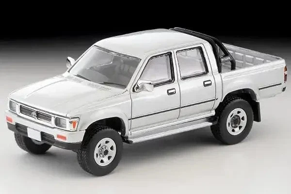 Tomica 1/64 LV-N256c Toyota Hilux 4WD Pickup DoubleCab SSR (Silver) 1991