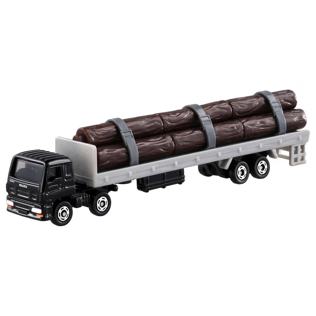 TOMICA LONG NO.125-04 ISUZU GIGA WOOD TRAILER '17