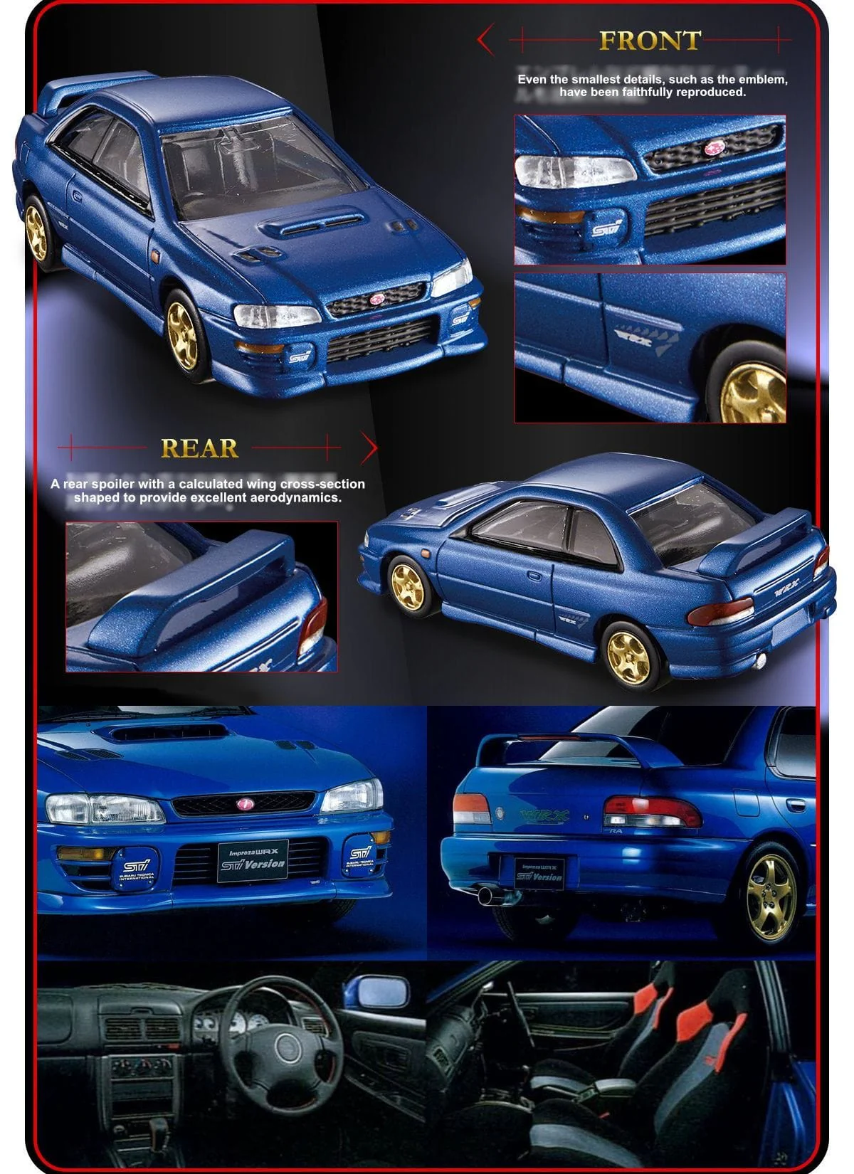 TOMICA PRM 30 SUBARU IMPREZA WRX Type R STi Version '22 - Image 2