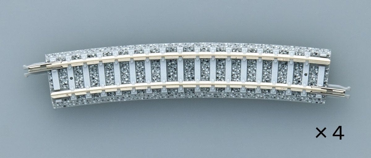 Tomix N Scale Curve PC Track 13-15/16" 354mm Radius, 15deg (4)**