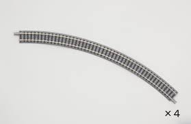 Tomix N Scale Curve Track 12-1/2" 317mm Radius, 45deg (4)**