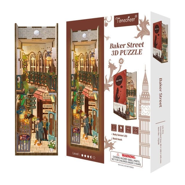 Tonecheer Baker Street Wooden Model Kit [TQ108]