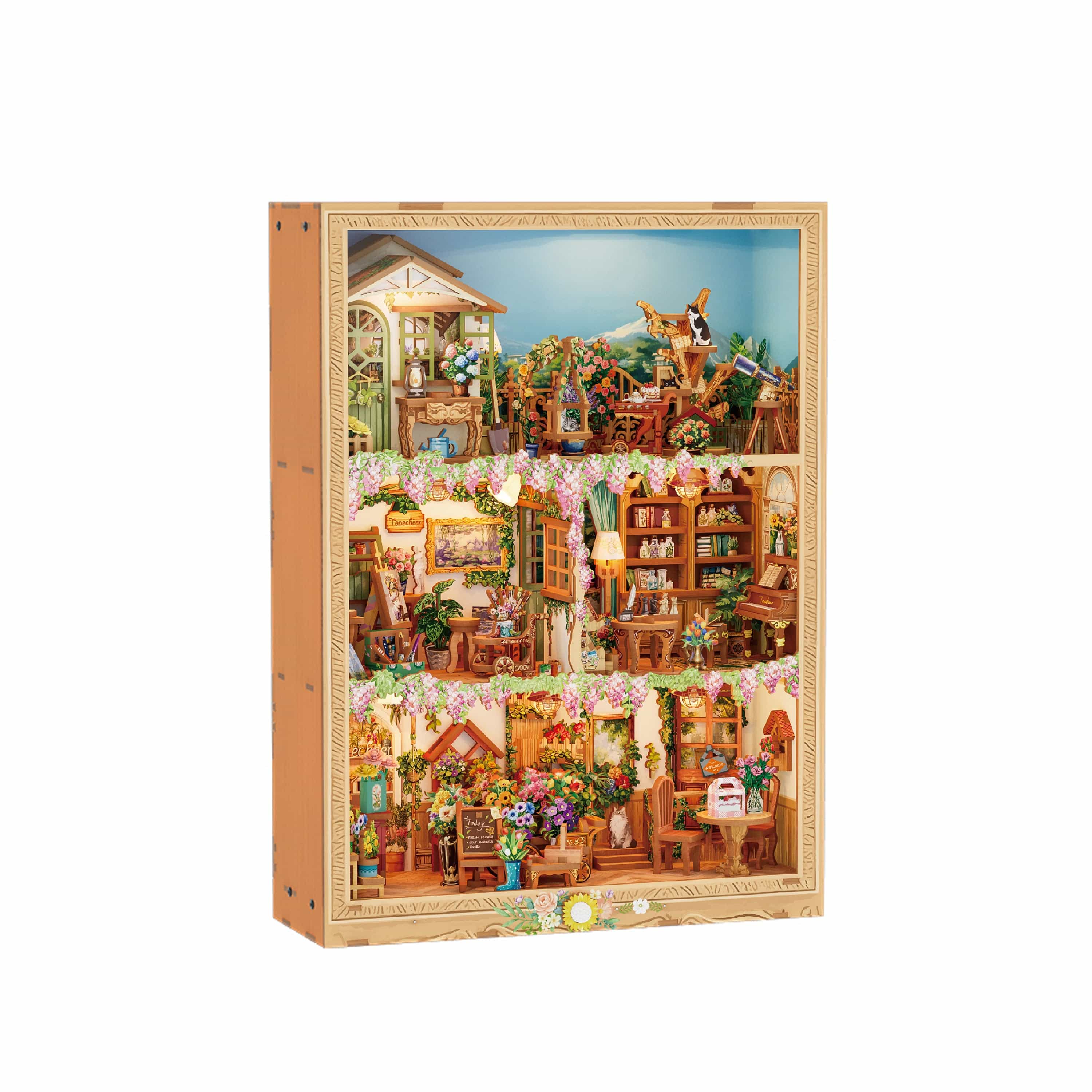 Tonecheer Blossom Time Story Frame Wood Model Kit [TQ455]
