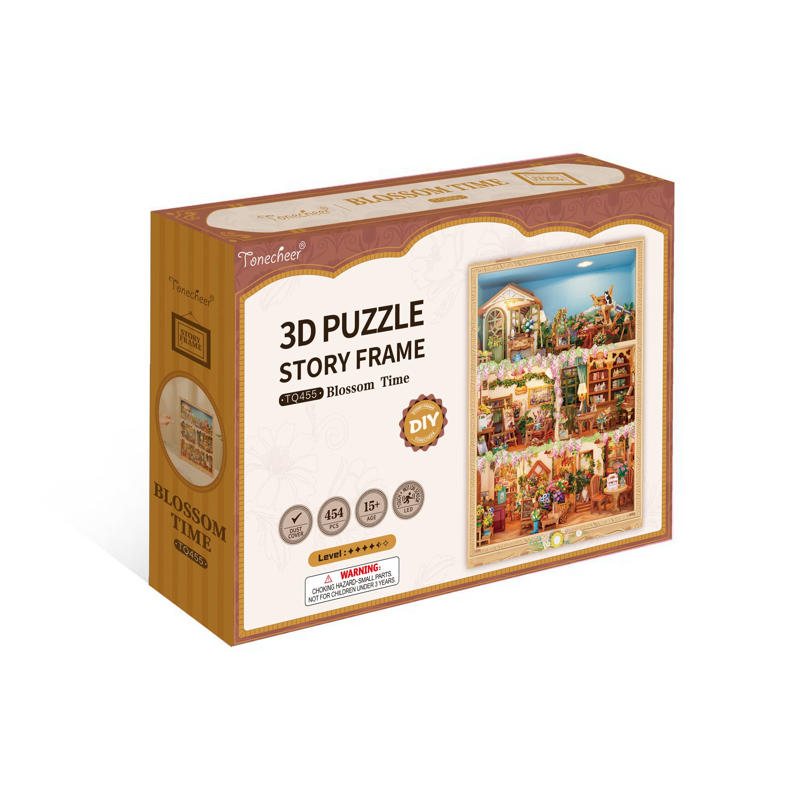 Tonecheer Blossom Time Story Frame Wood Model Kit [TQ455] - Image 2