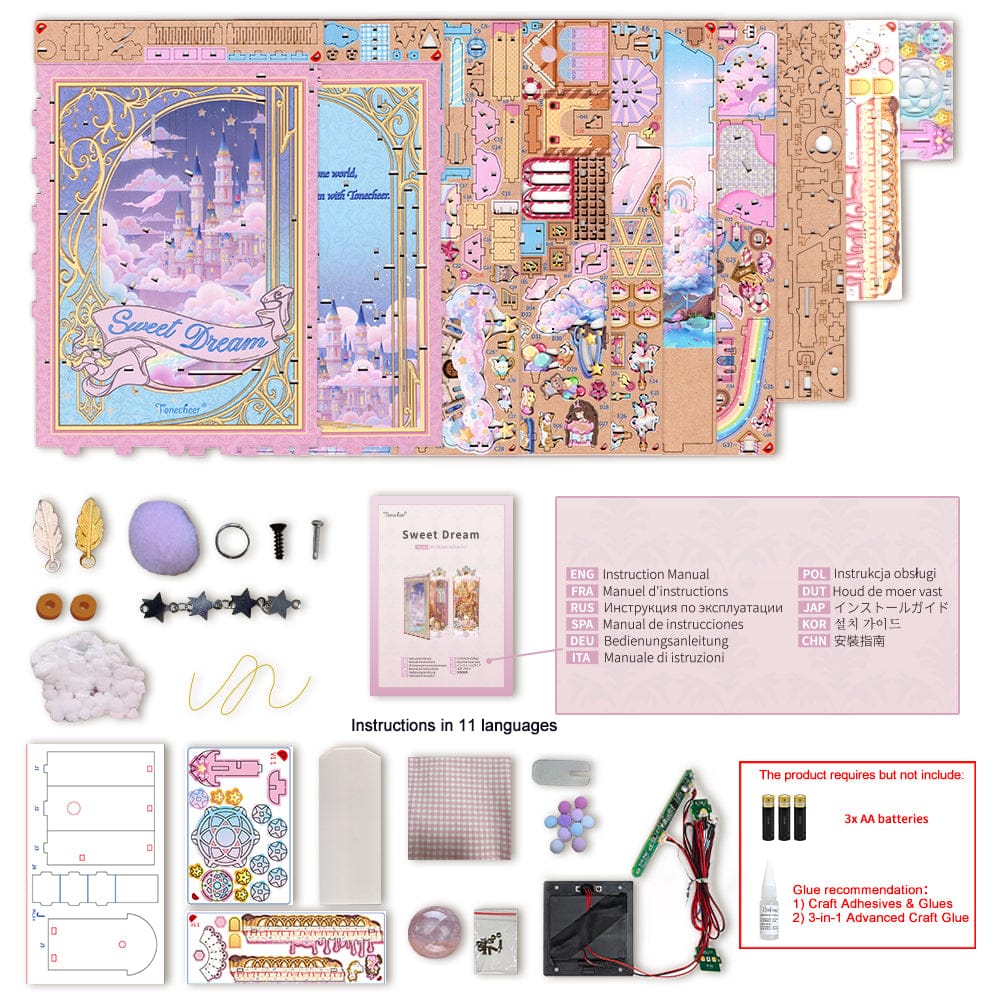 Tonecheer Blossom Time Wood Model Kit [TQ145] - Image 3