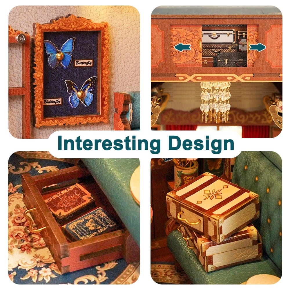 Tonecheer European Travels Book Nook Kit - Image 3