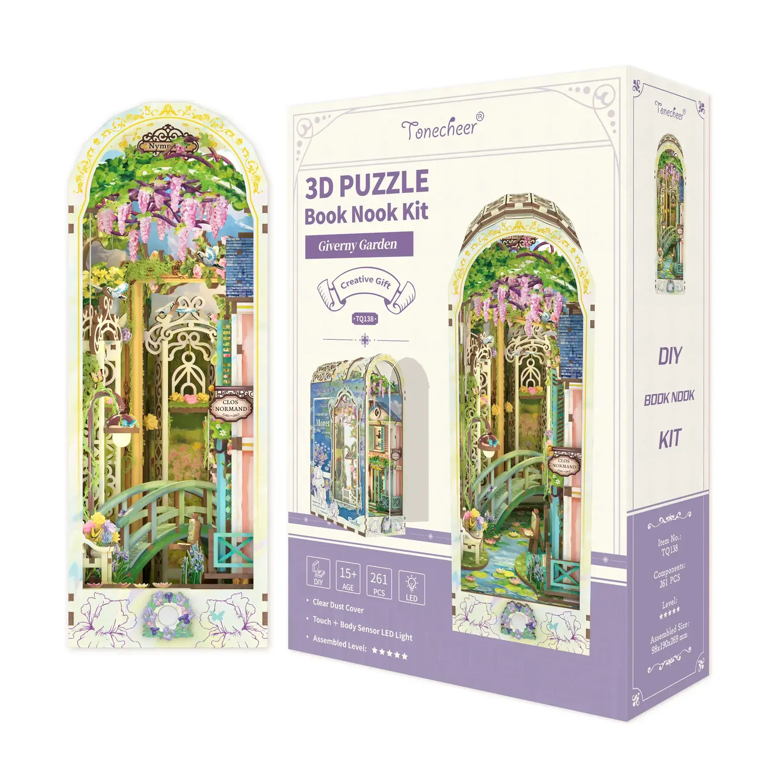 Tonecheer Giverny Garden Wood Model Kit [TQ138]