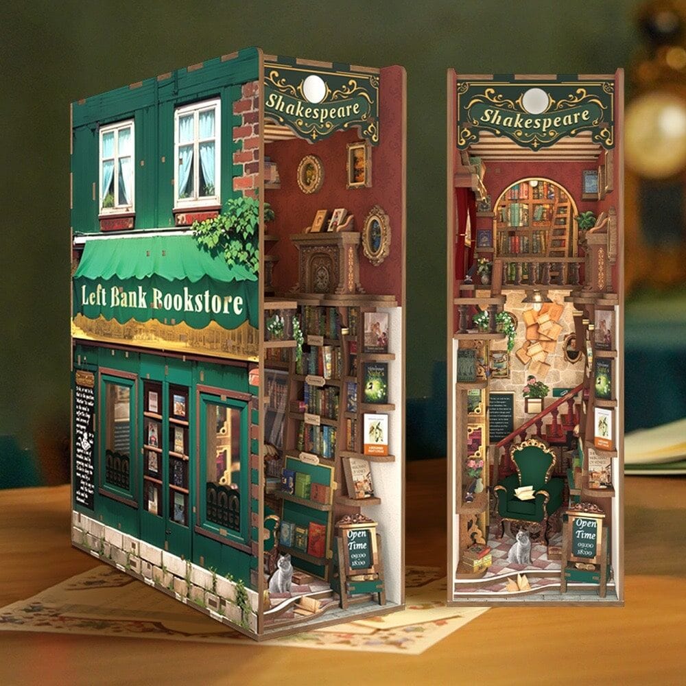 Tonecheer Left Bank Bookstore Book Nook Kit - Image 3