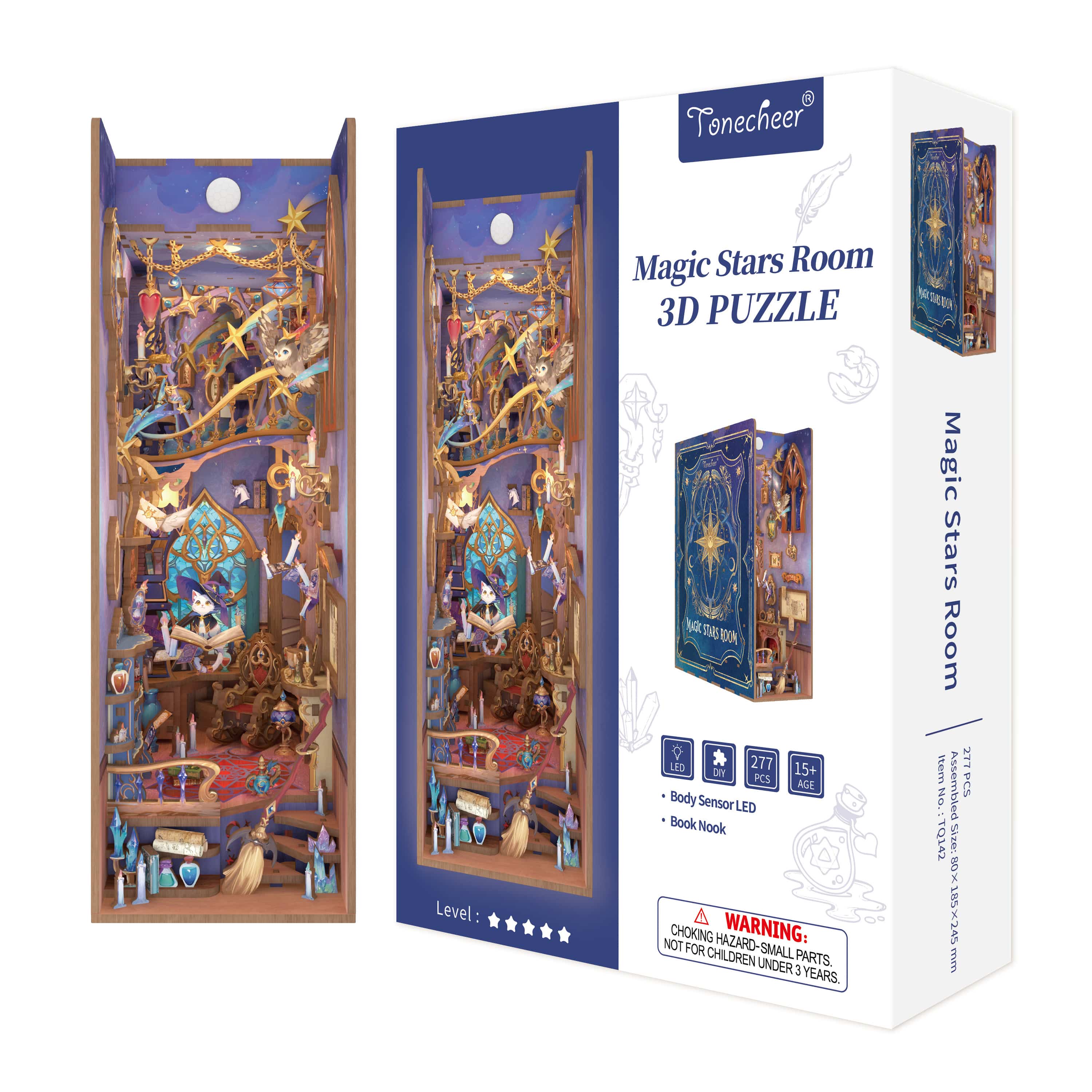 Tonecheer Magic Stars Room Book Nook Kit [TQ142]