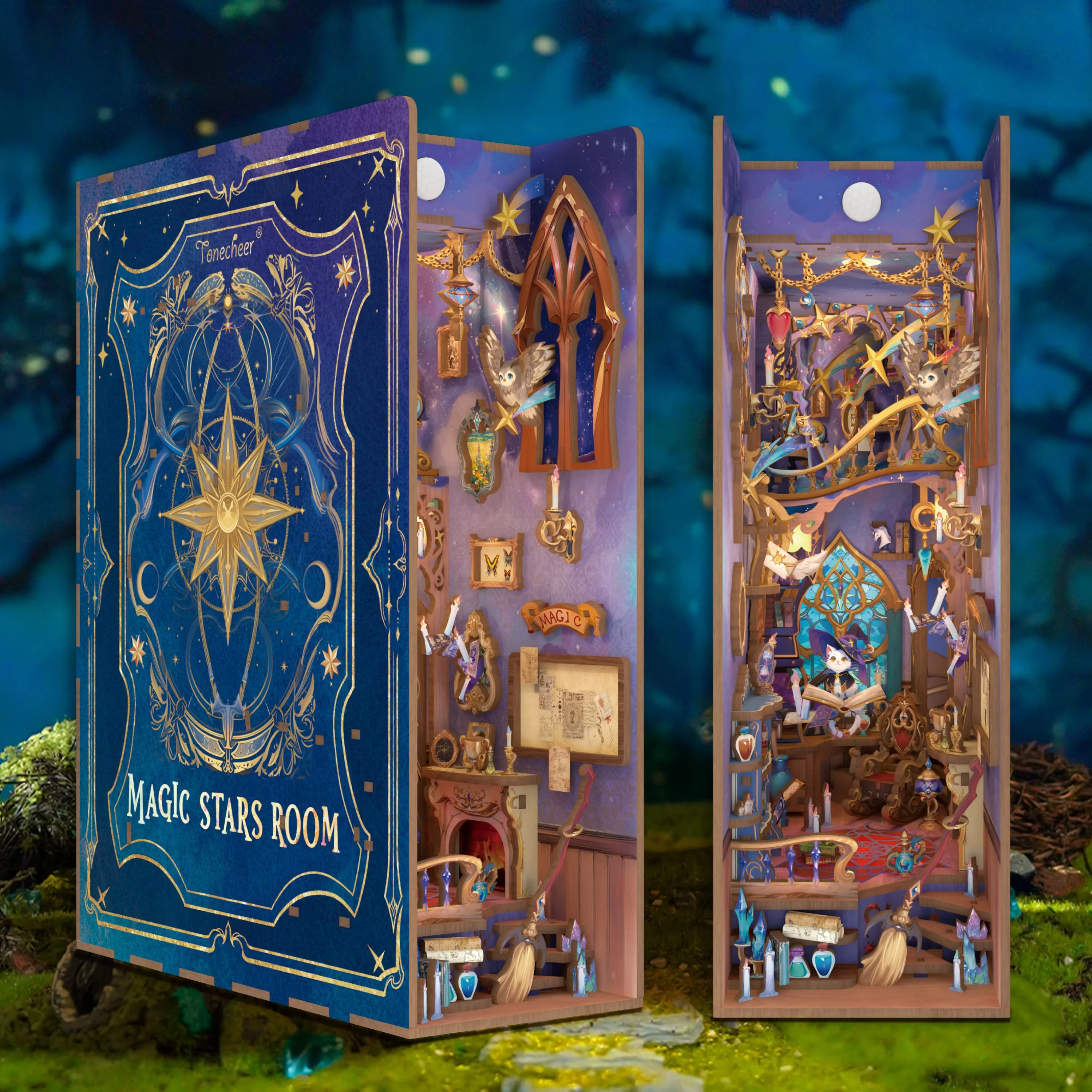 Tonecheer Magic Stars Room Book Nook Kit [TQ142] - Image 4