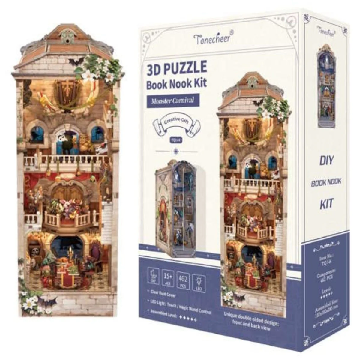 Tonecheer Monster Carnival Book Nook Kit [TQ144]