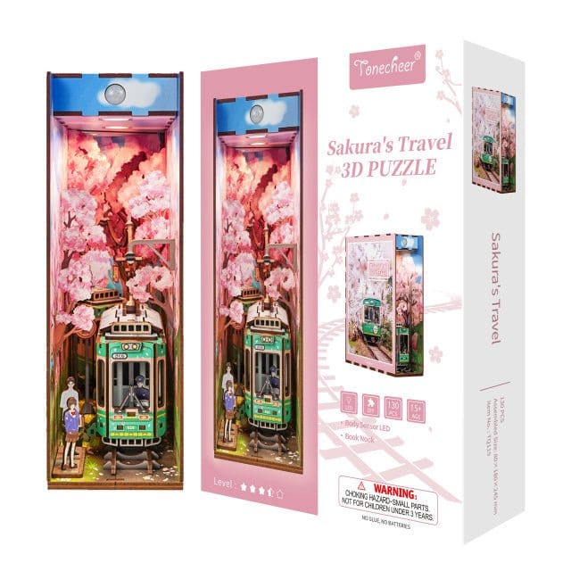 Tonecheer Sakuras Travel Wooden Model Kit [TQ119] - Image 3