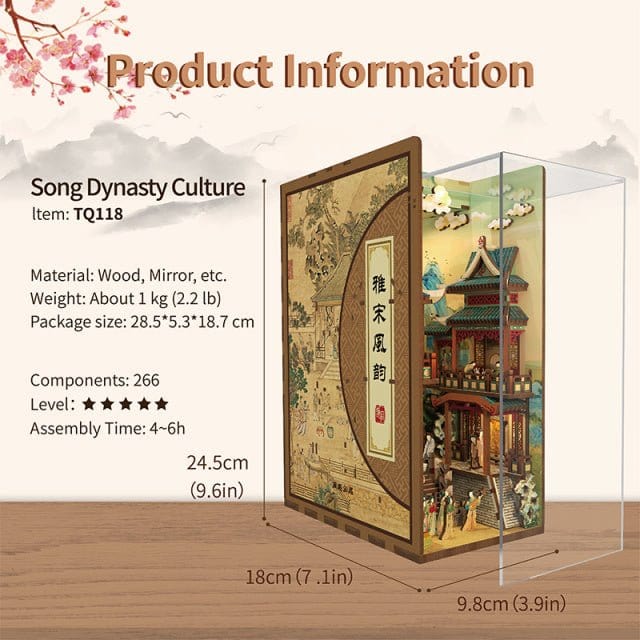 Tonecheer Song Dynasty Wooden Model Kit [TQ118] - Image 2