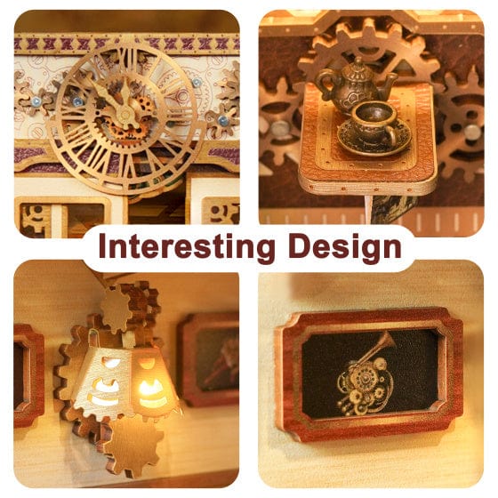 Tonecheer Steam Fantasy Book Nook Kit - Image 3