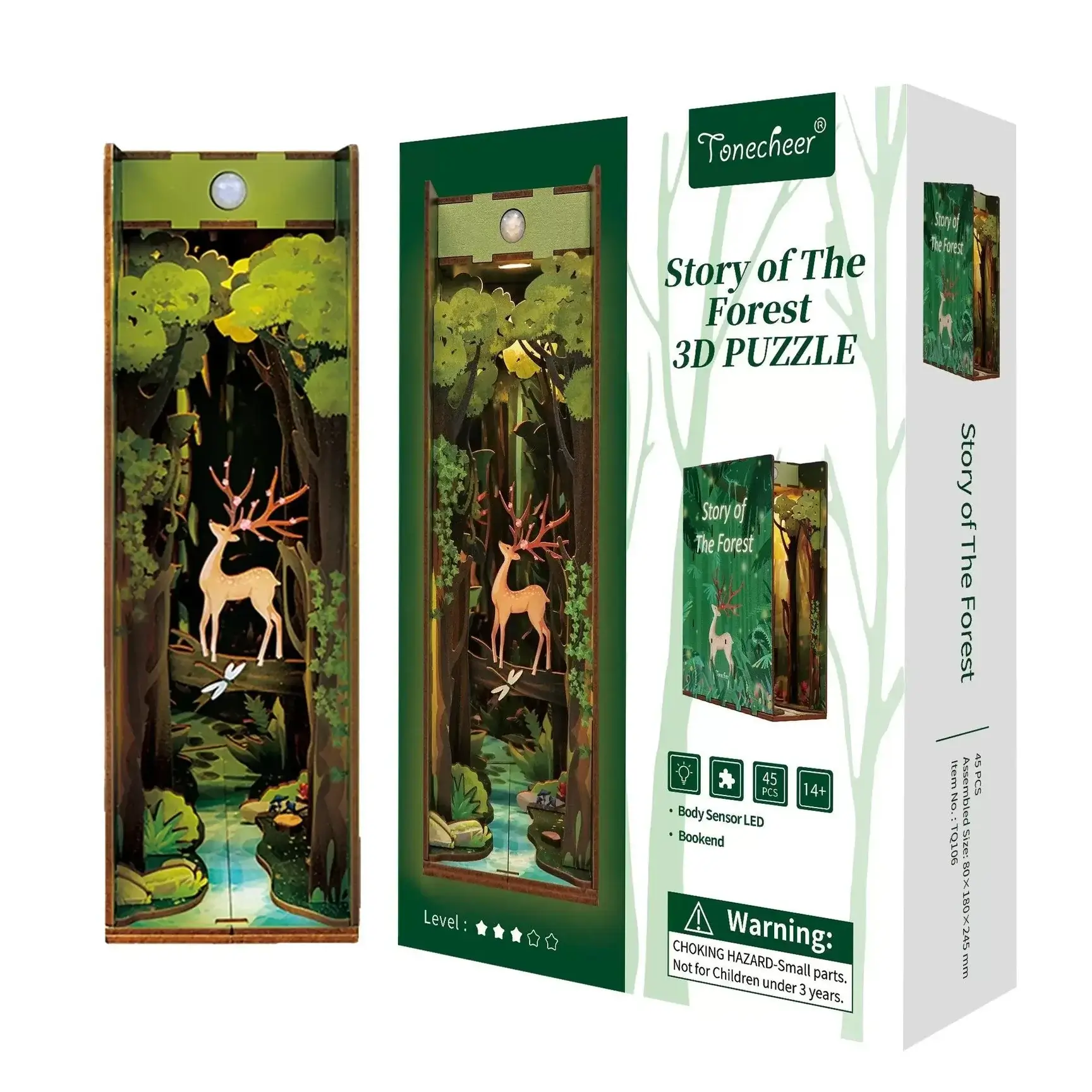 Tonecheer Story of the Forest Book Nook Kit [TQ106]