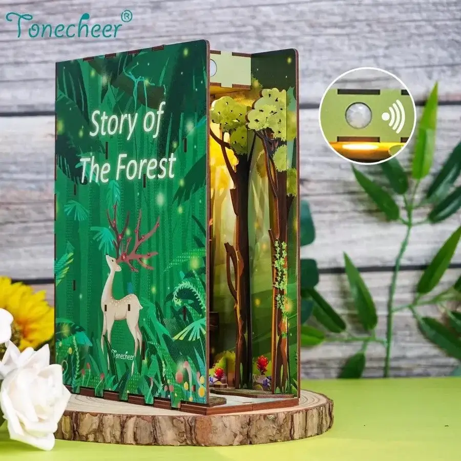 Tonecheer Story of the Forest Book Nook Kit [TQ106] - Image 2