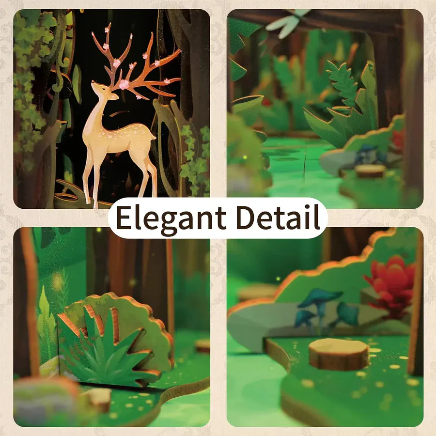 Tonecheer Story of the Forest Book Nook Kit [TQ106] - Image 3