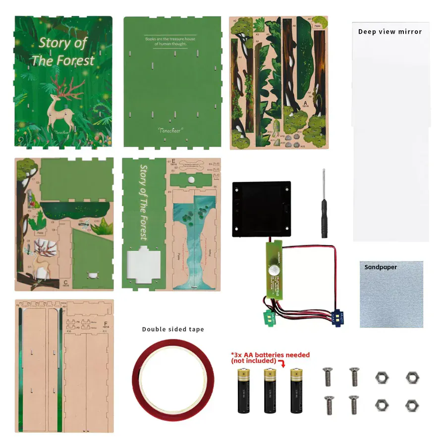 Tonecheer Story of the Forest Book Nook Kit [TQ106] - Image 4
