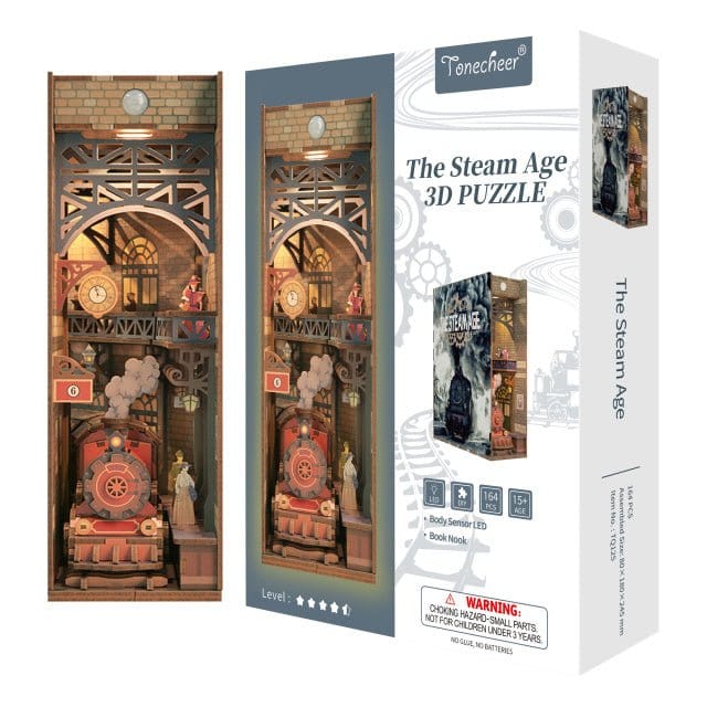 Tonecheer The Steam Age Wooden Model Kit [TQ125]