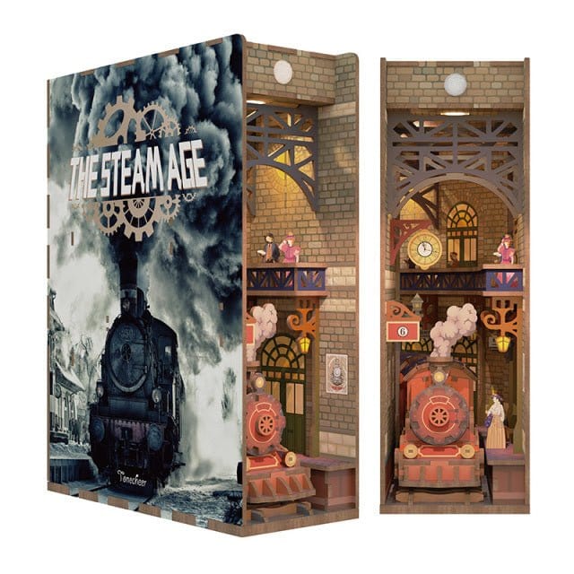 Tonecheer The Steam Age Wooden Model Kit [TQ125] - Image 4