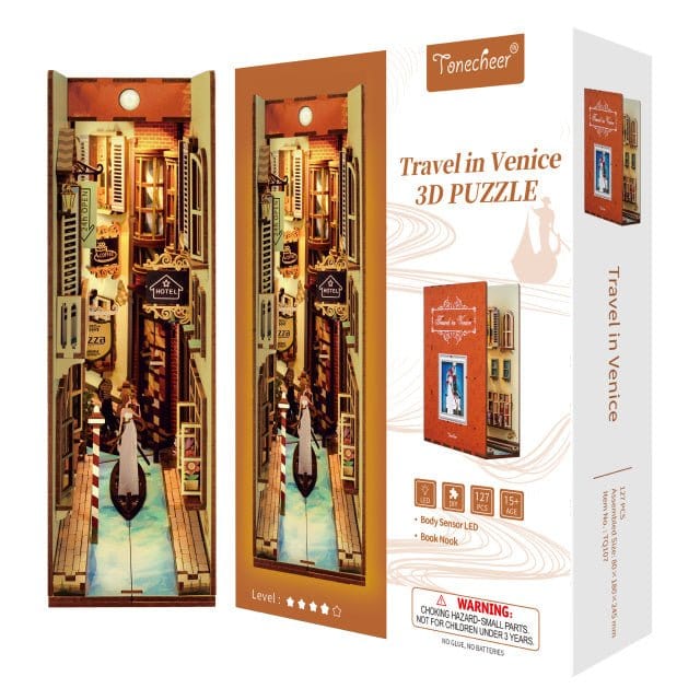 Tonecheer Travel In Venice Wooden Model Kit [TQ107]