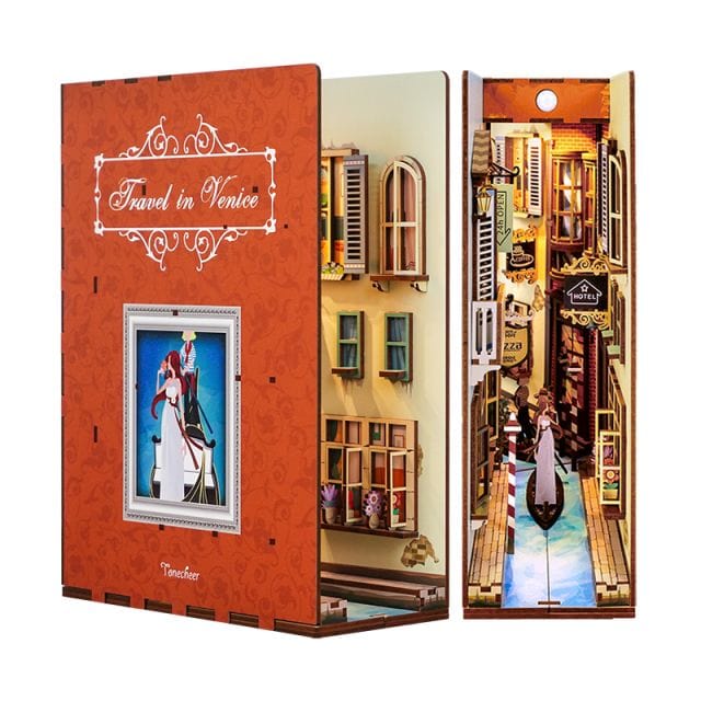 Tonecheer Travel In Venice Wooden Model Kit [TQ107] - Image 2