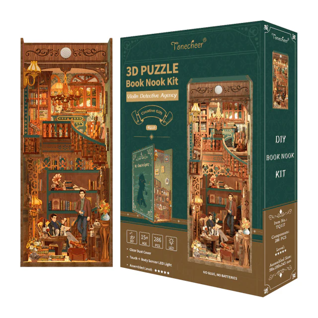 Tonecheer Violin Detective Agency Wooden Model Kit [TQ117]