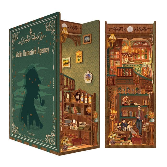 Tonecheer Violin Detective Agency Wooden Model Kit [TQ117] - Image 3