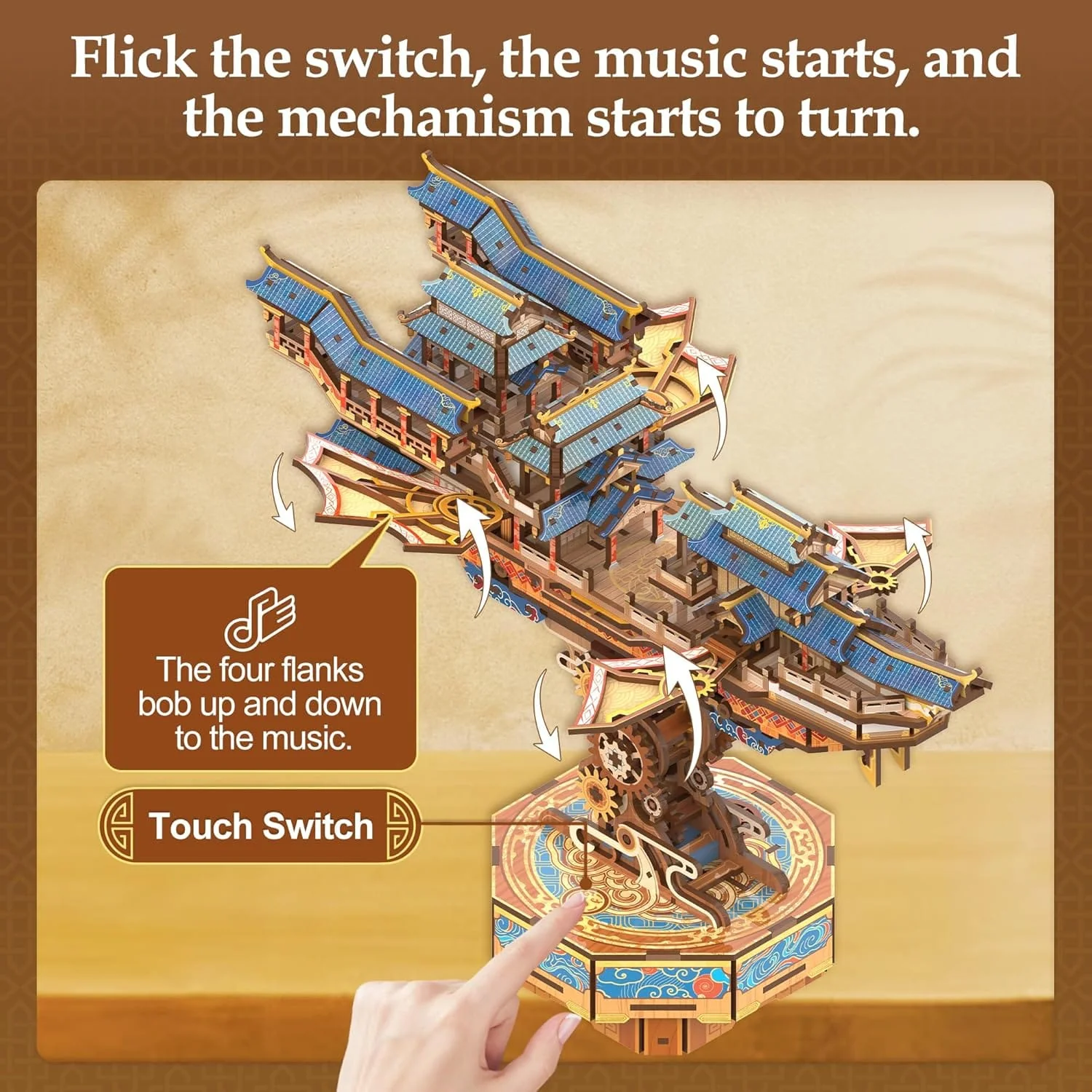 Tonecheer Wind Voyage Wooden Model Kit [TQ421] - Image 3